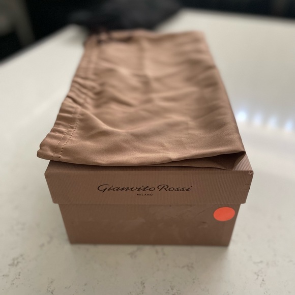 Gianvito Rossi Beige Suede Fanny Mules - Picture 5 of 5